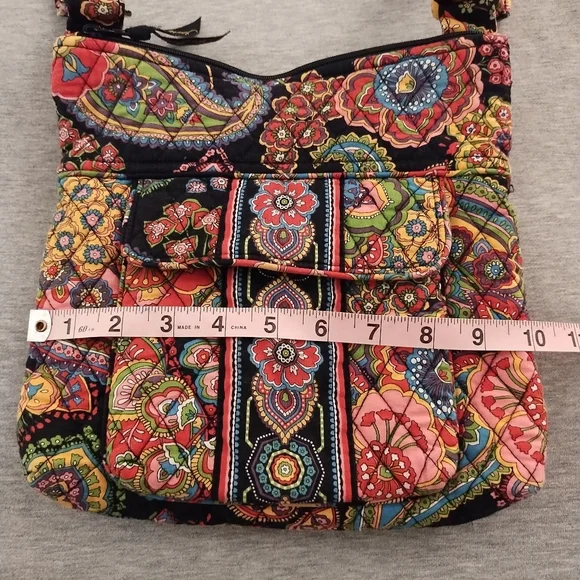 Vera Bradley Paisley Floral Crossbody Adjustable Strap - Picture 9 of 16